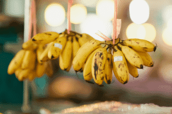 redelijk weinig kalium in bananen